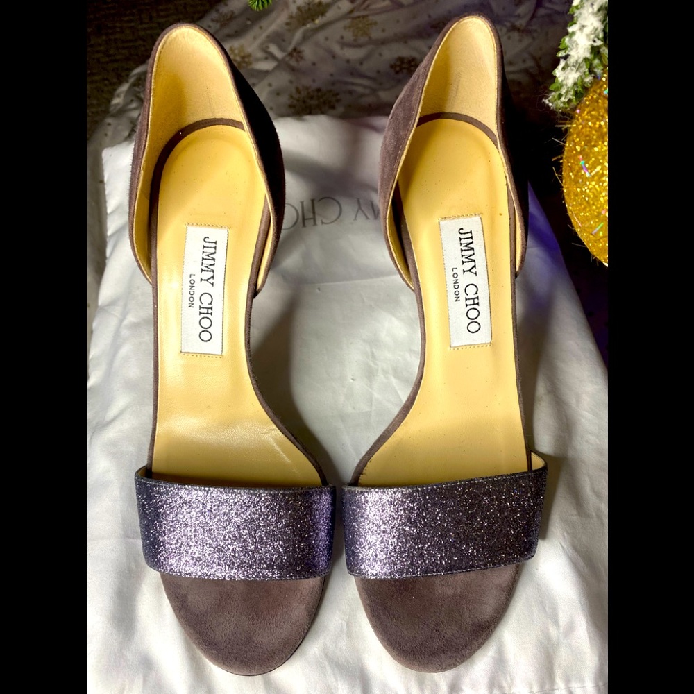 Jimmy Choo pumps. Perfect shoe for upcoming holidays.